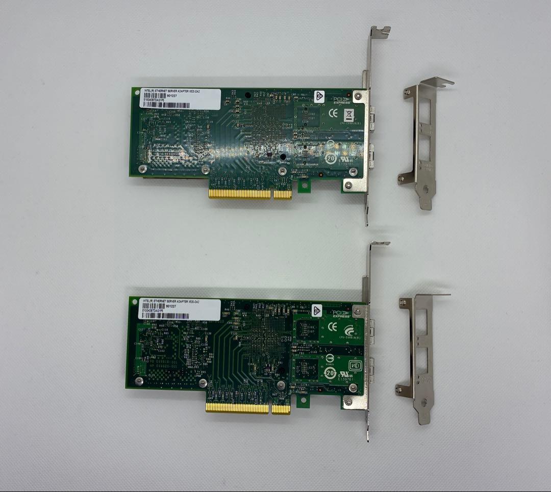 intel X520-DA2 10GbE NIC 2枚セット(動作確認済み)