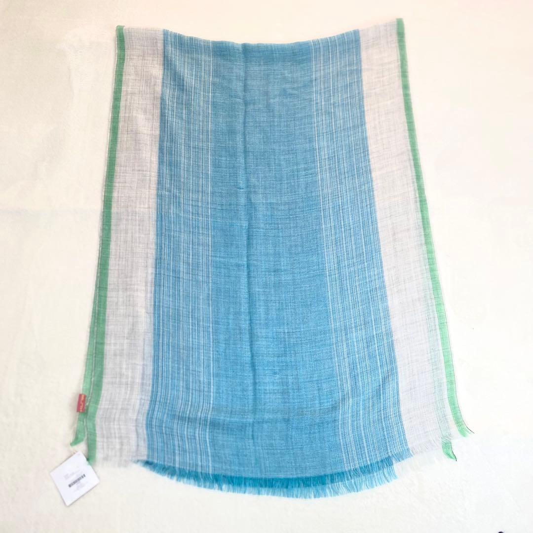 新品　KUNA ESTOLA PLANO ベビーアルパカ　シルク　大判ストール