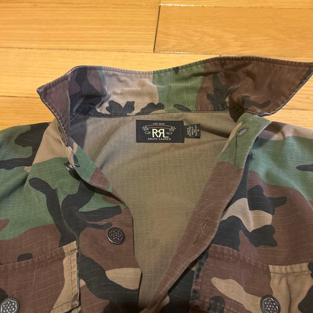 RRL ダブルアールエル　迷彩シャツ　サイズM