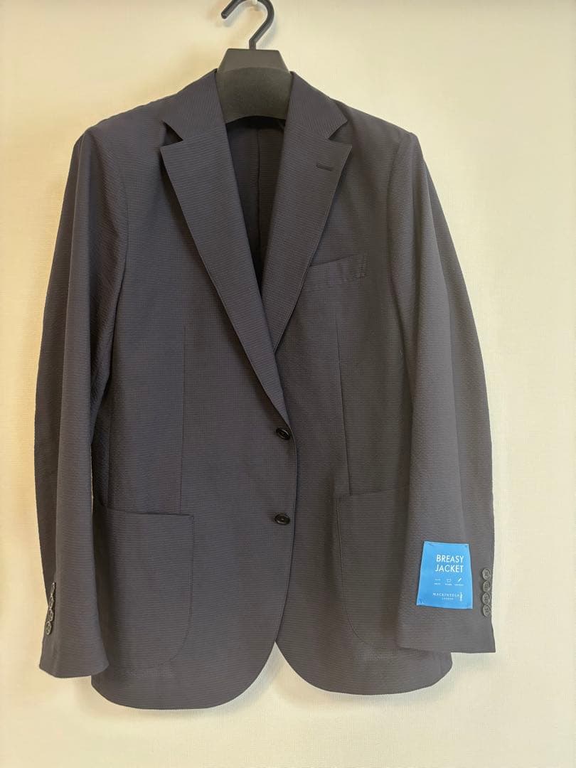 KJ　新品【マッキントッシュロンドン】BREASY JACKET 40 紺