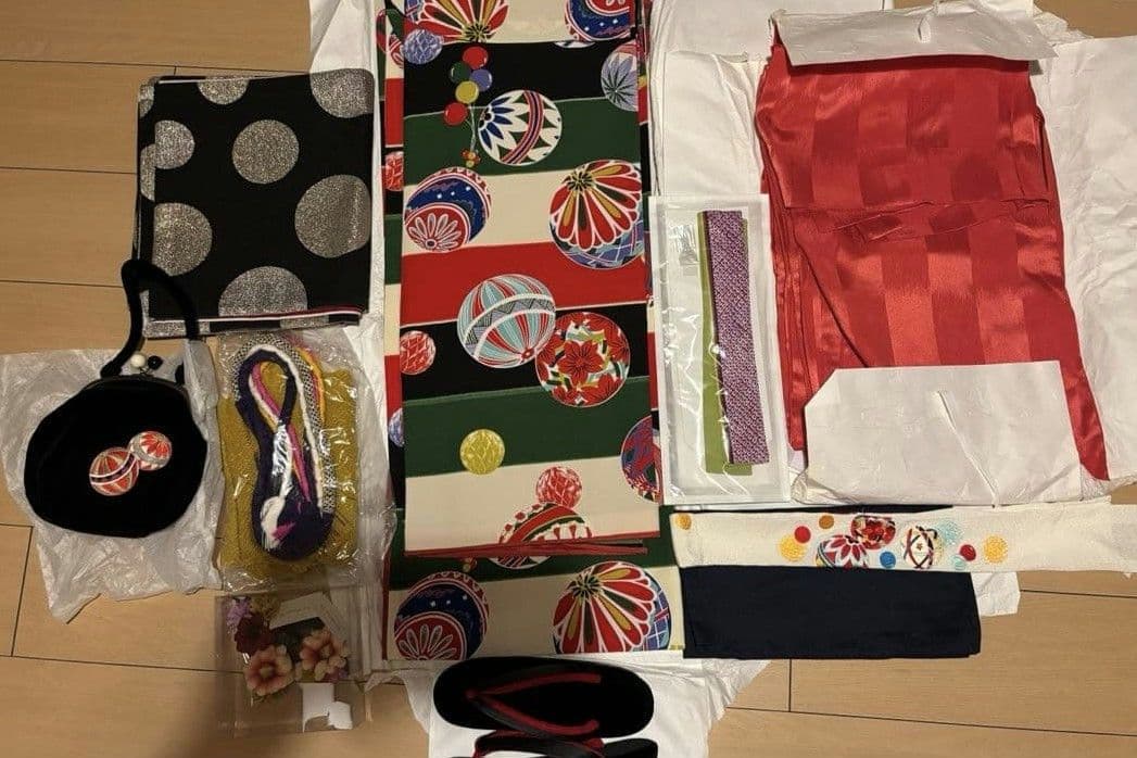 ふりふ 振袖 まりぼんぼん 草履 バッグ 長襦袢 髪飾り