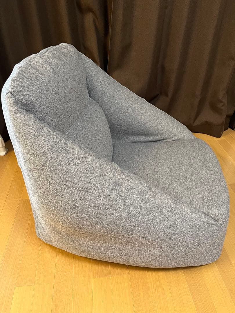 無印良品 空気でできたソファ グレー 空気入れ付き
