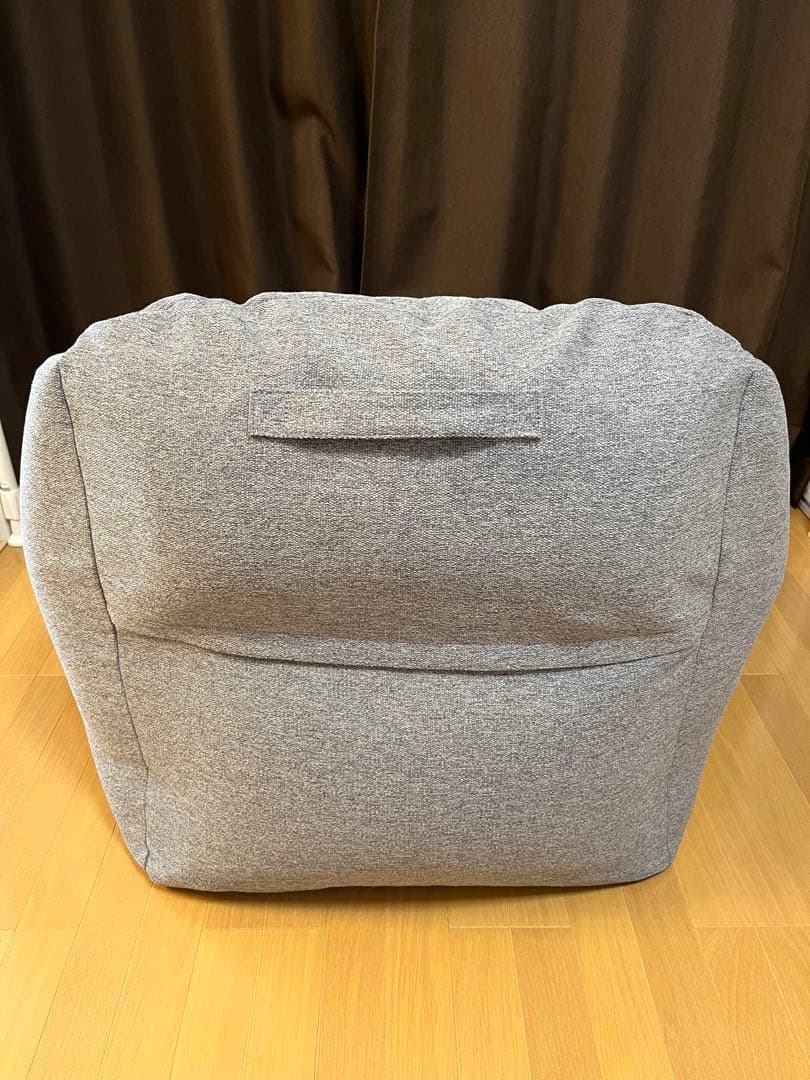 無印良品 空気でできたソファ グレー 空気入れ付き