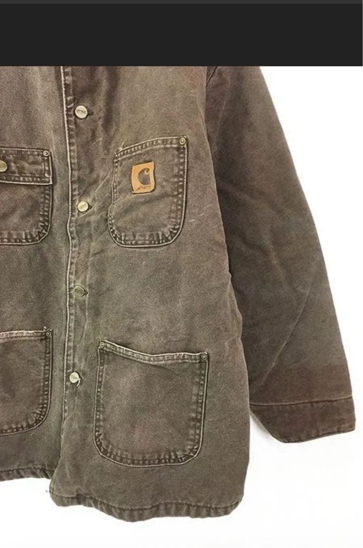古着 USA製 Carhartt ミシガンチョア カバーオール ジャケットXL