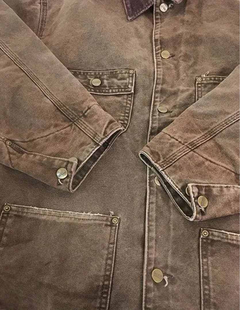 古着 USA製 Carhartt ミシガンチョア カバーオール ジャケットXL