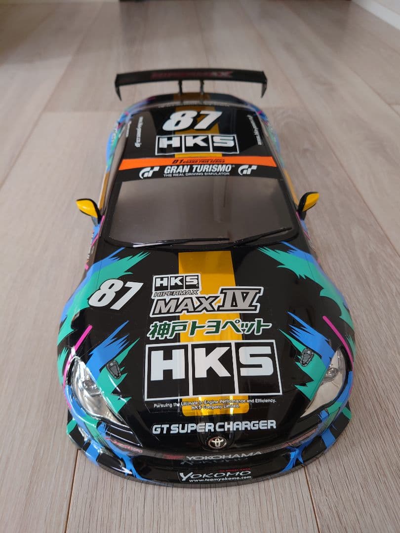 D1グランプリ 神戸トヨペット86 HKS GT ラジコンカーボディ