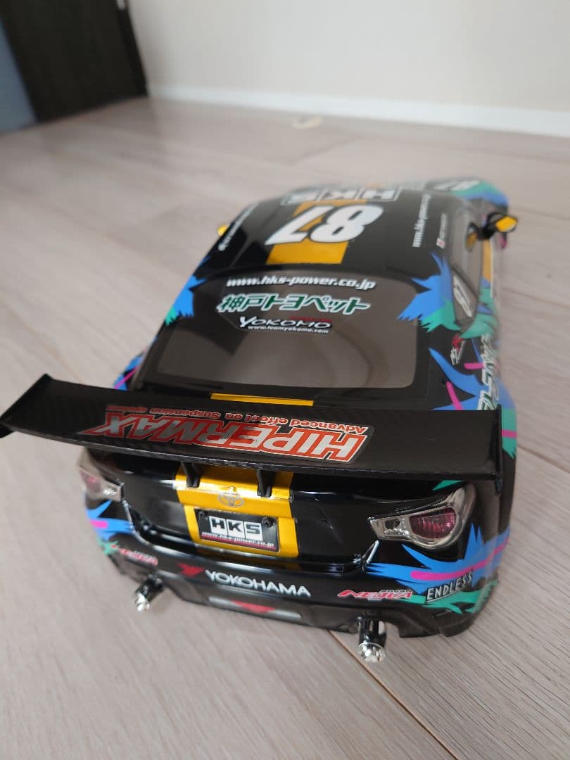 D1グランプリ 神戸トヨペット86 HKS GT ラジコンカーボディ