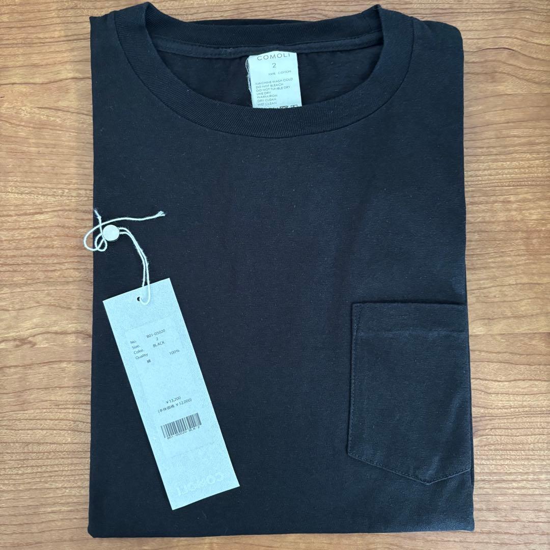 COMOLI 25SS サープラスTシャツ Size 2