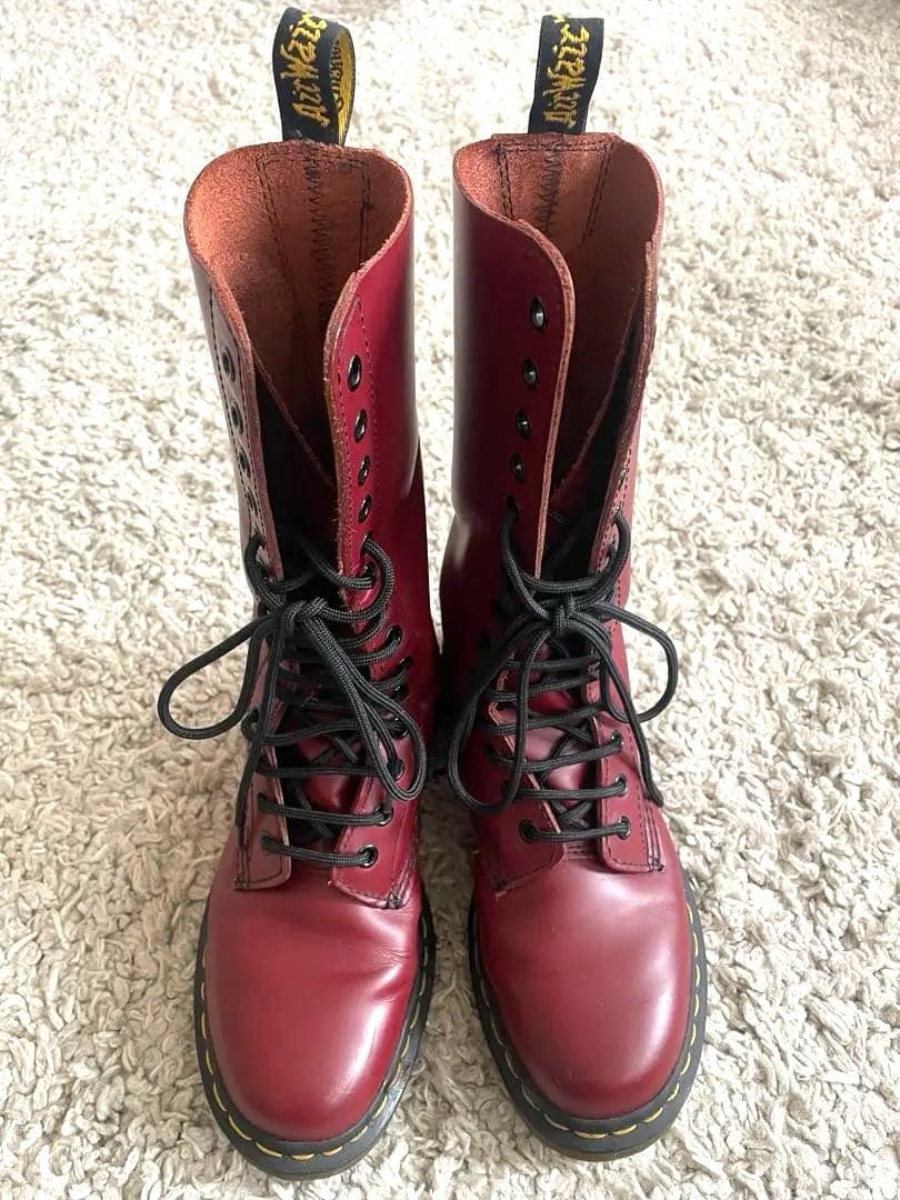 Dr.Martens ドクターマーチン＊14ホール ブーツ UK5 レッド