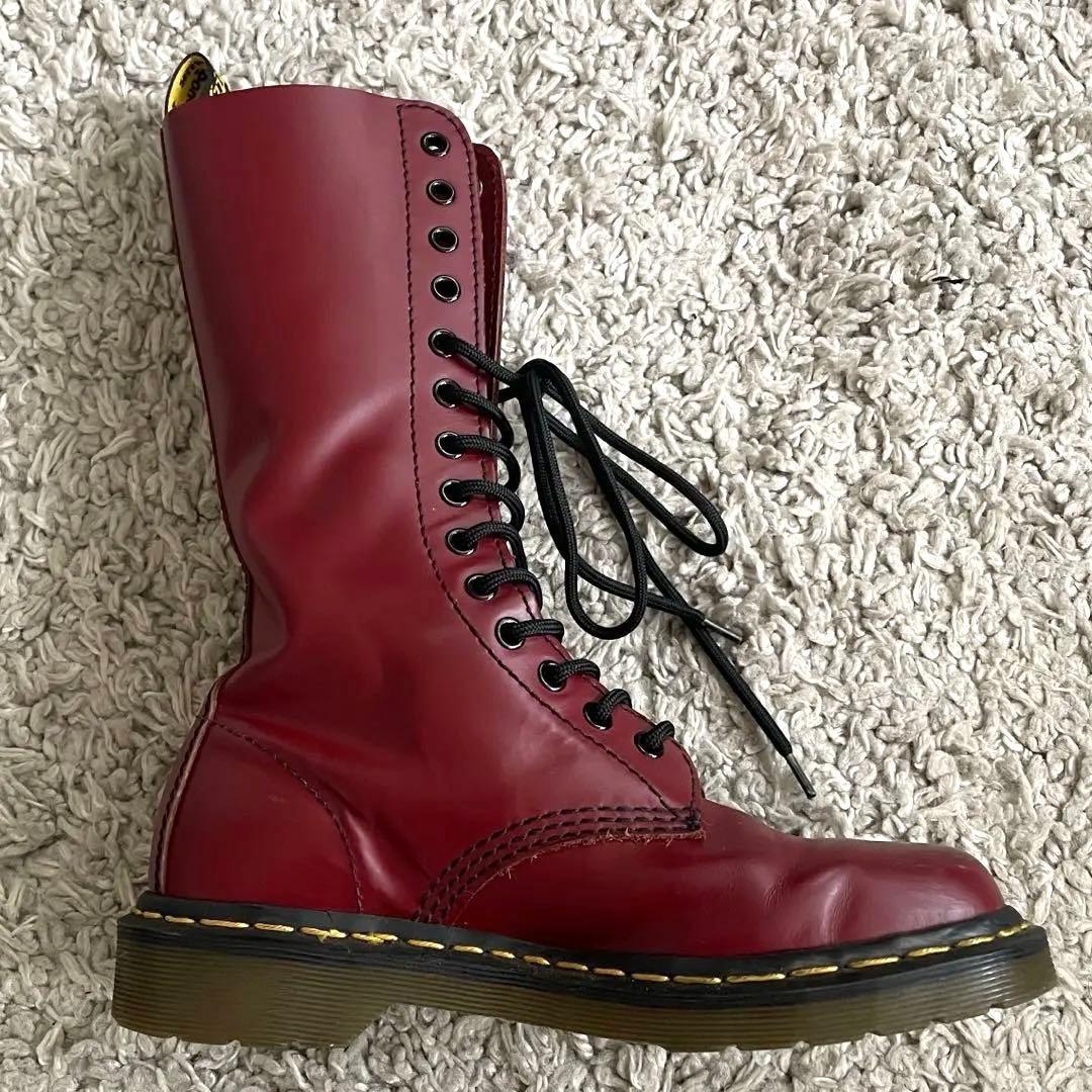 Dr.Martens ドクターマーチン＊14ホール ブーツ UK5 レッド