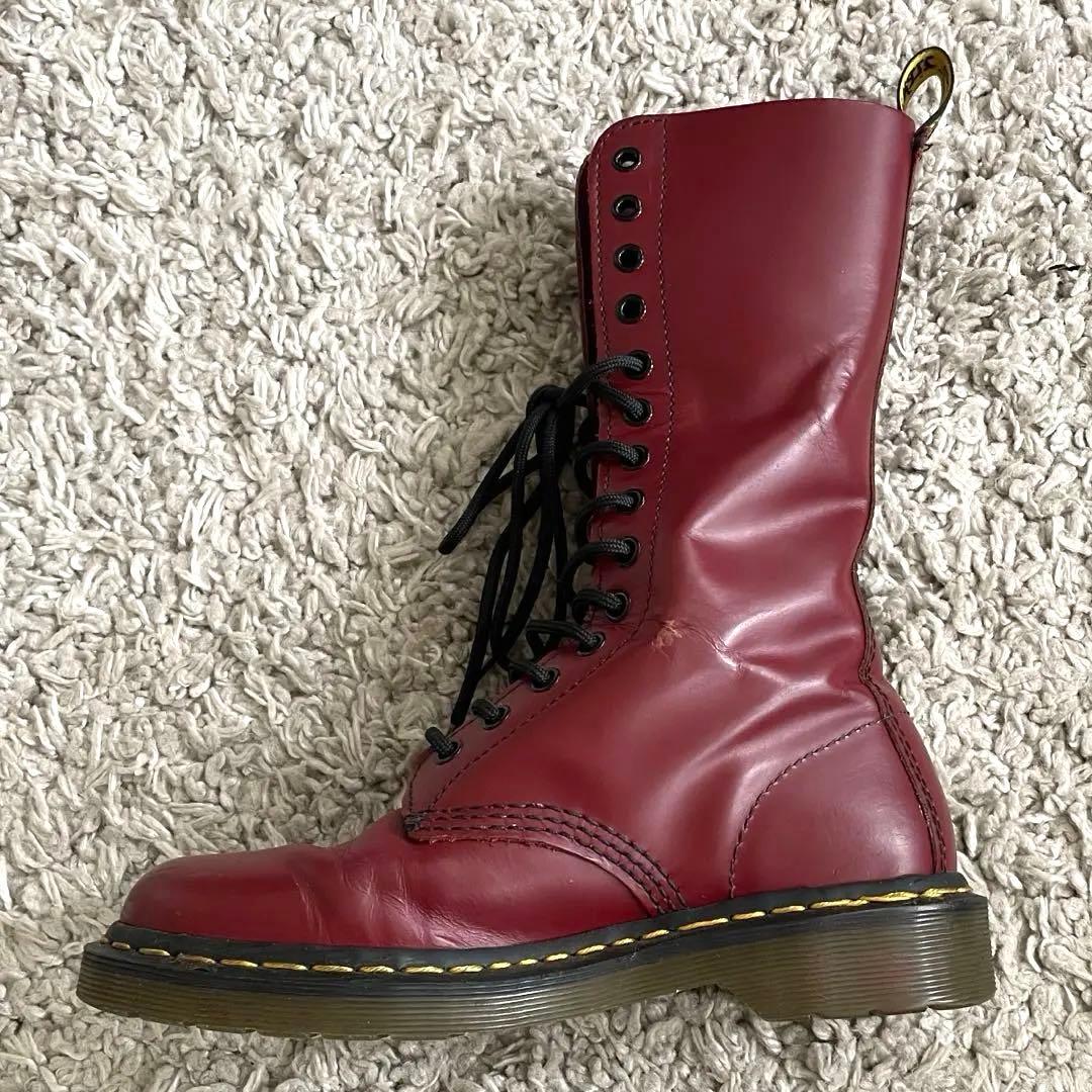 Dr.Martens ドクターマーチン＊14ホール ブーツ UK5 レッド