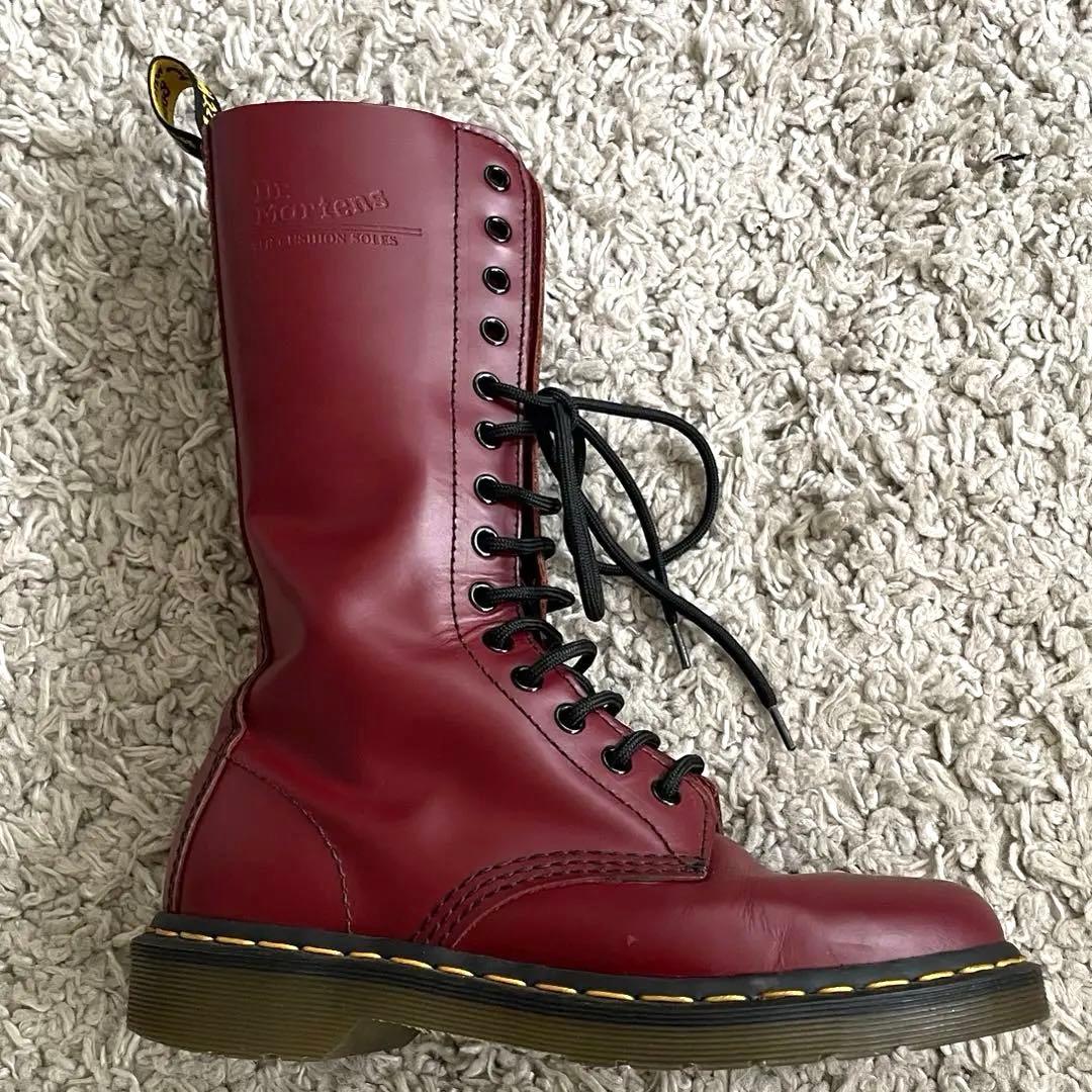 Dr.Martens ドクターマーチン＊14ホール ブーツ UK5 レッド