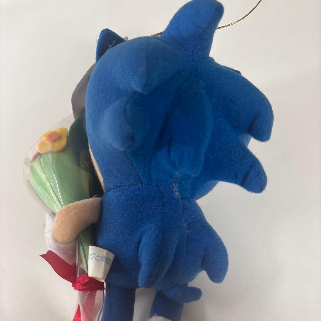 d*7様 当時物　タグ付き　ソニック　SEGA　ぬいぐるみ　プライズ品　おめかし