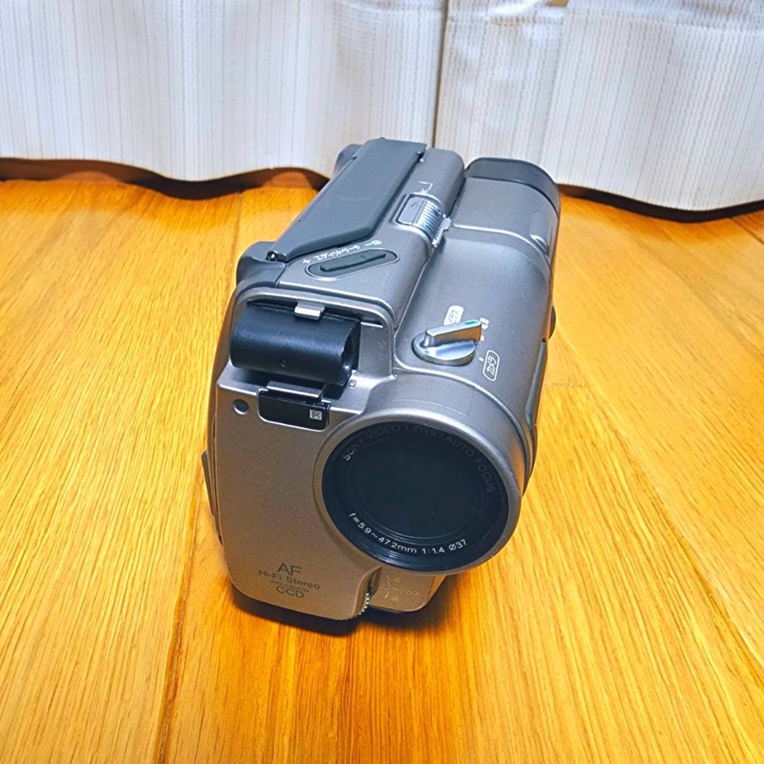 【動作確認済】SONY 高画質 Hi8 ビデオカメラ ACアダプタ セット