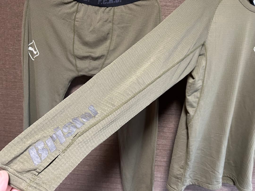 F.C.R.B POLARTEC BASE LAYER 上下セット XL
