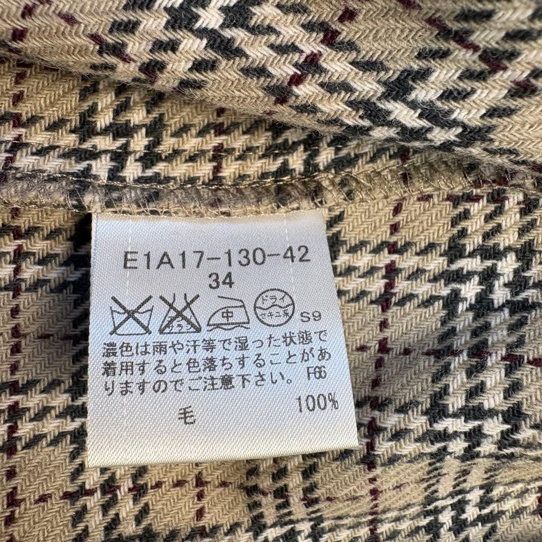バーバリー♡トレンチコート　ベルト　ライナー　チェック　ハニーベージュ　S相当