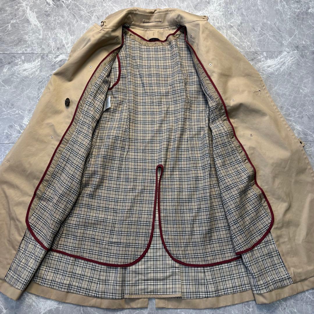 バーバリー♡トレンチコート　ベルト　ライナー　チェック　ハニーベージュ　S相当