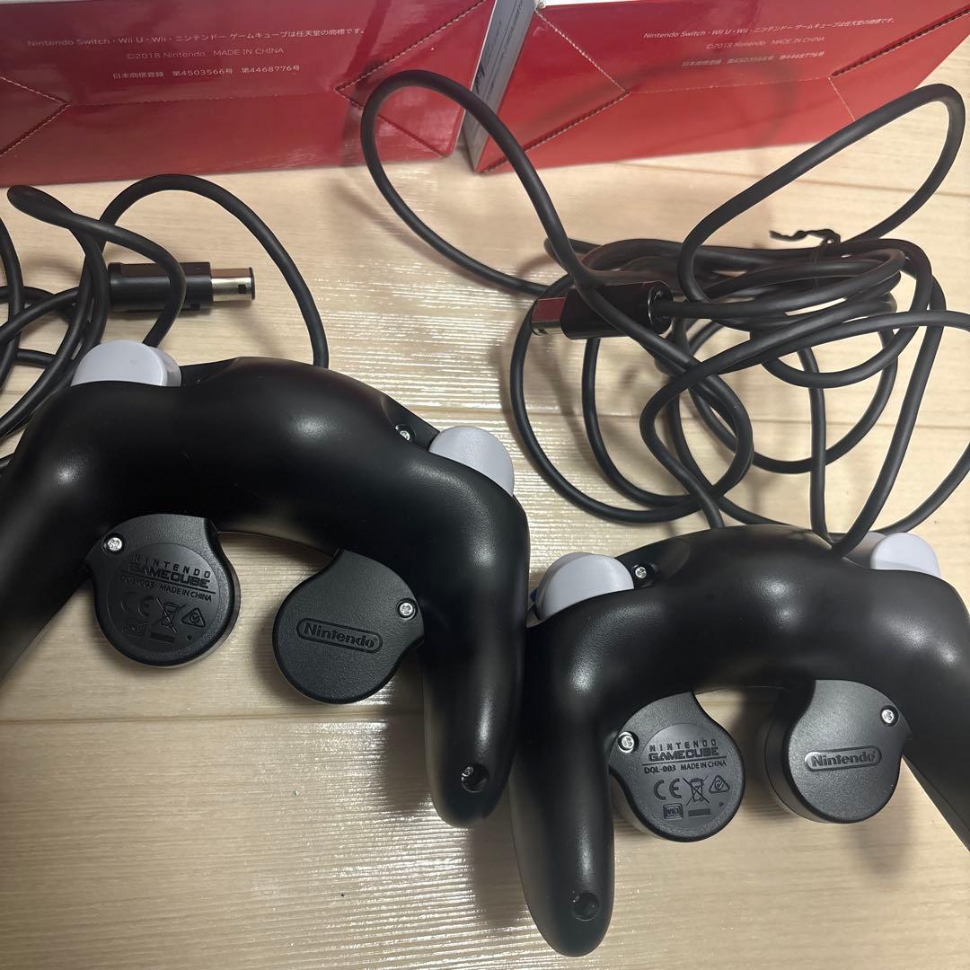 ゲームキューブ コントローラ スマブラブラック 2個セット