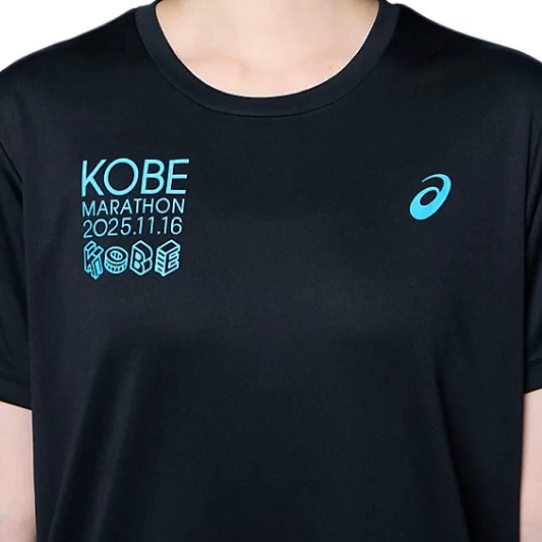 神戸マラソン2025リミテッドTシャツ Performance Black XL