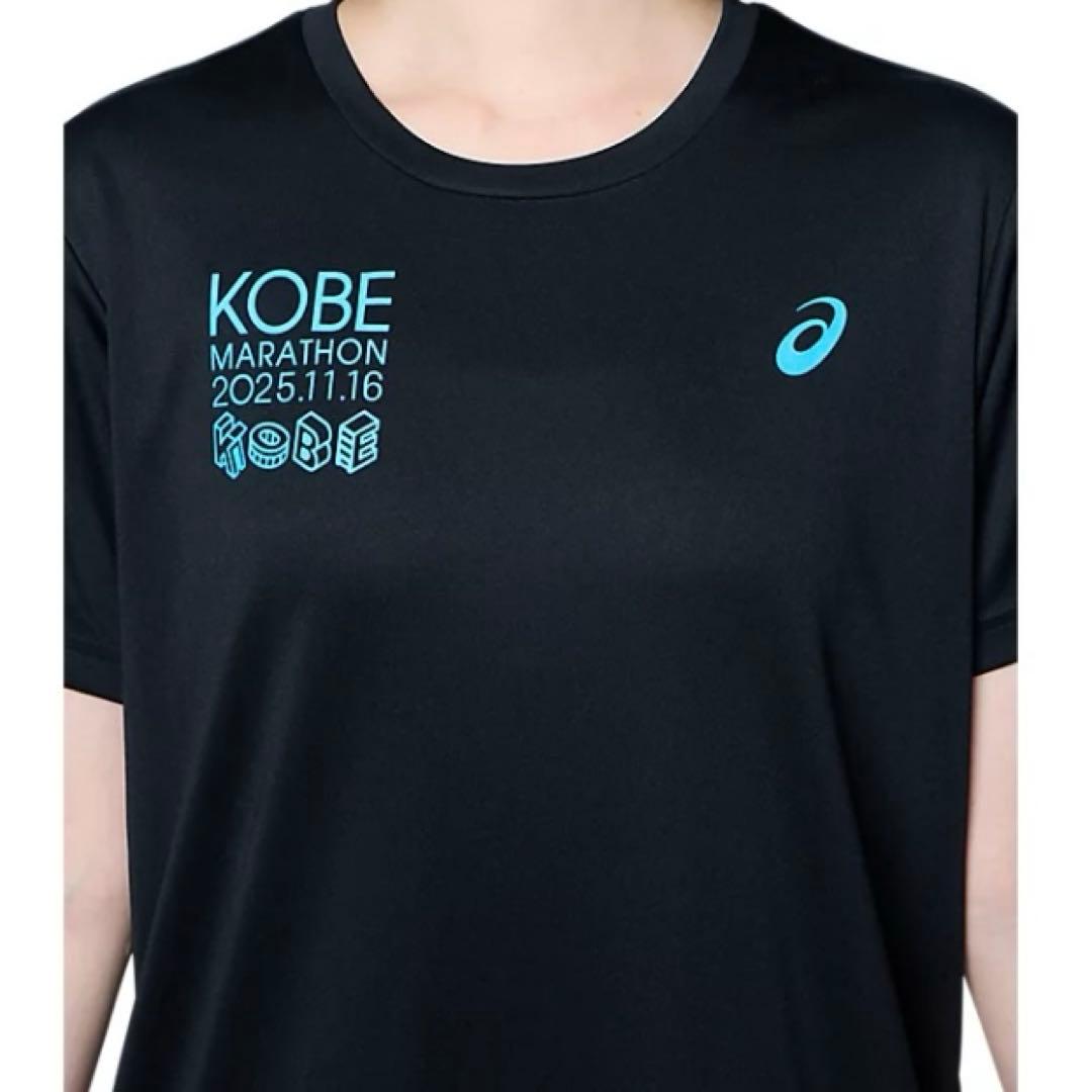 神戸マラソン2025リミテッドTシャツ Performance Black XL