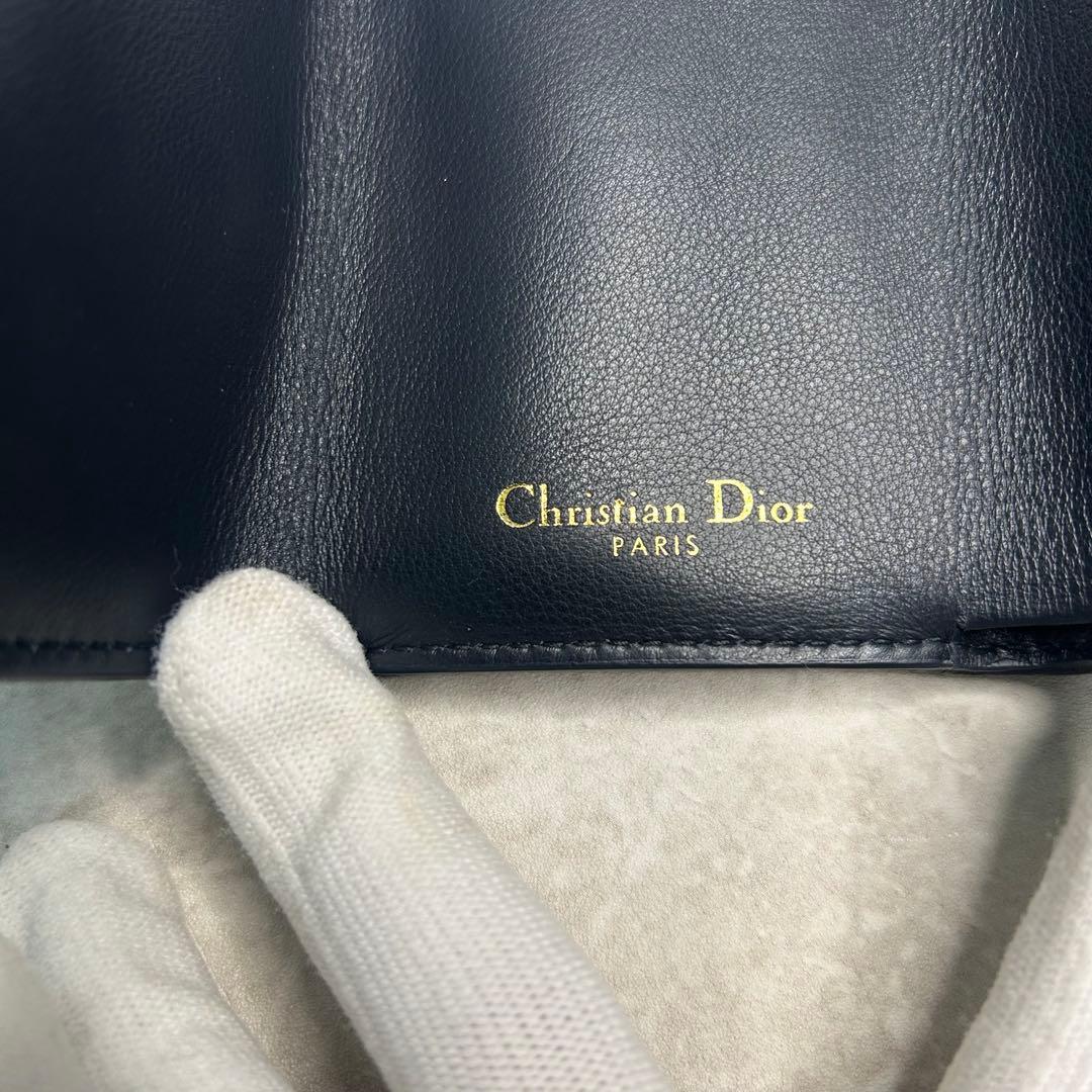 極美品✨クリスチャンディオール キャンバス ロゴ モンテーニュ 三つ折り財布