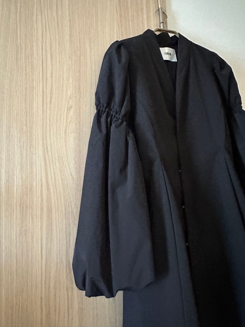バルーンスリーブ 黒 ダウンコート　FURFUR 新品 ¥46000