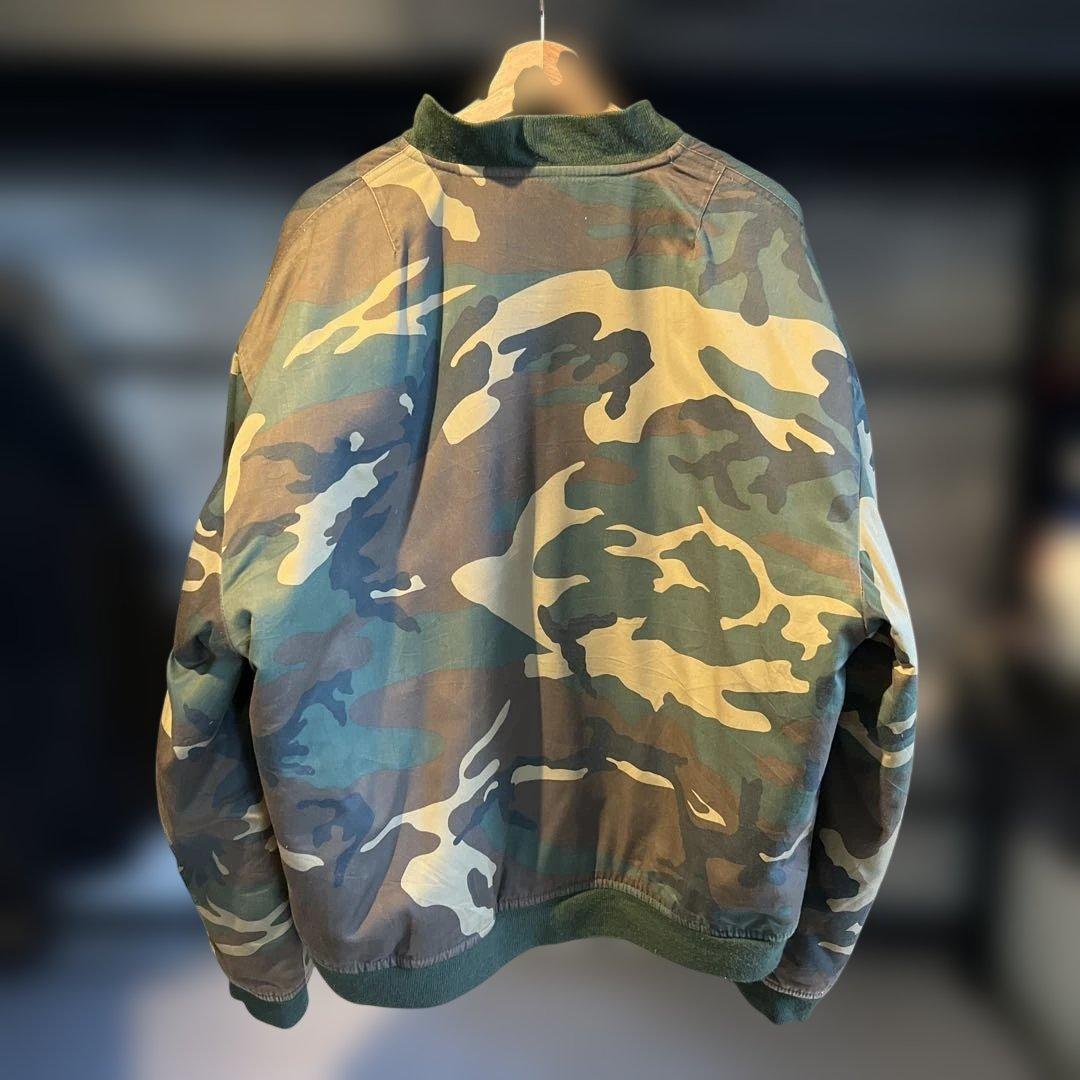 fostex garments MA-1 迷彩 camo XXL ラフシモンズ