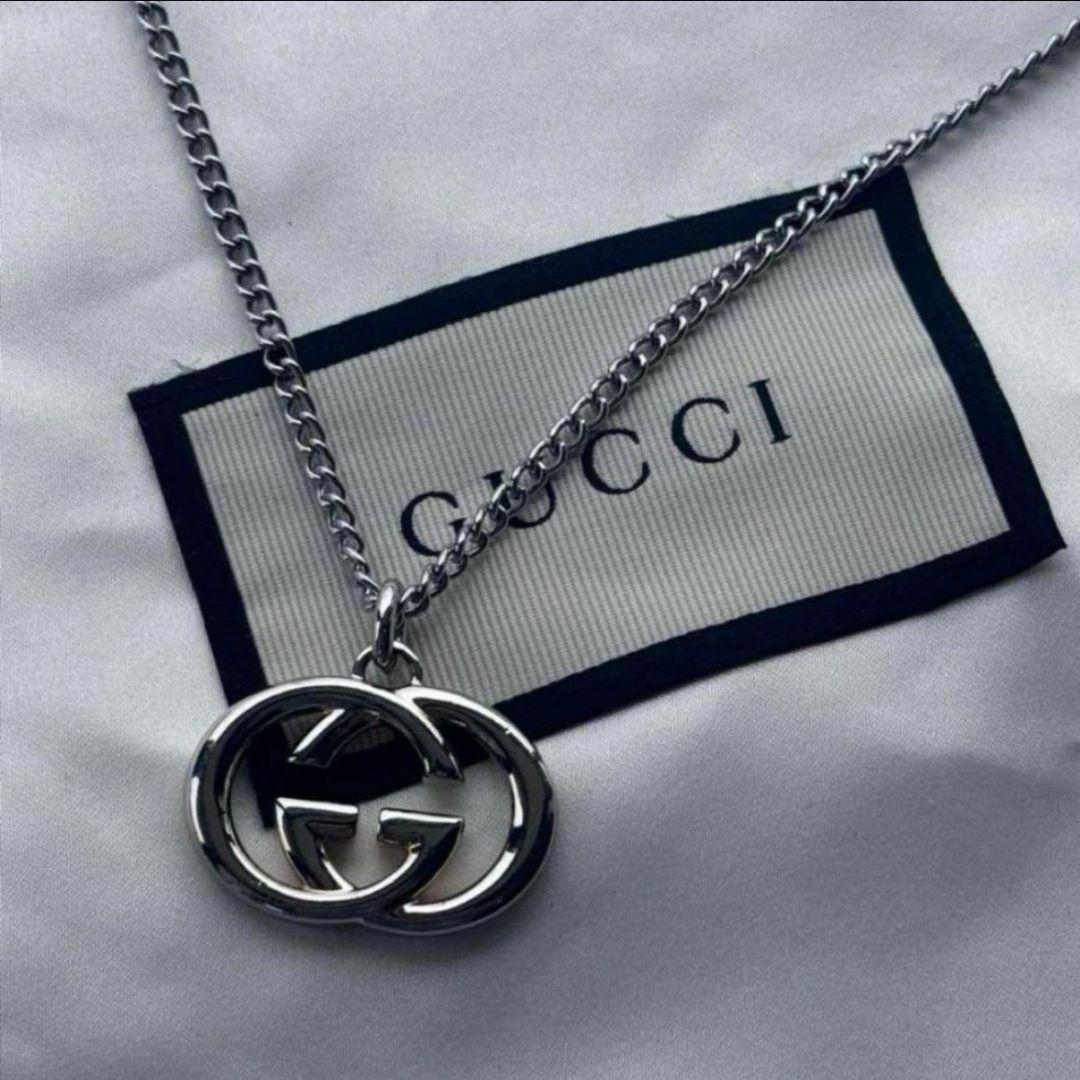 【極美品】GUCCI グッチ GG チャーム&ネックレス