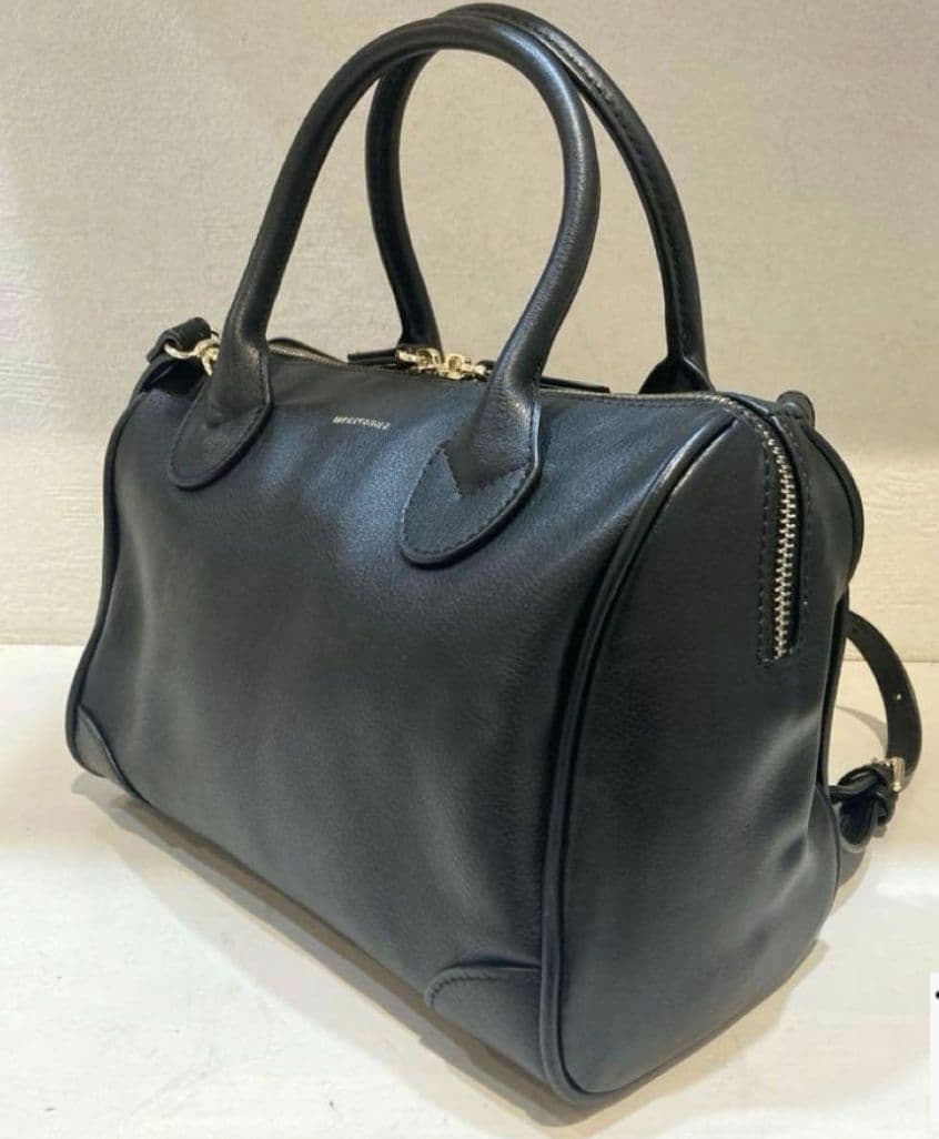【3/4AM専用】PAPILLONNER SEAU レザー　ミニボストンバッグ