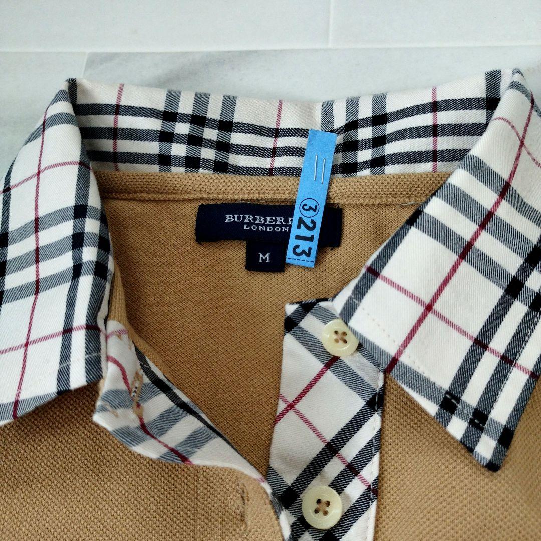 BURBERRYLondon]レディースポロシャツ　ノバチェック　M