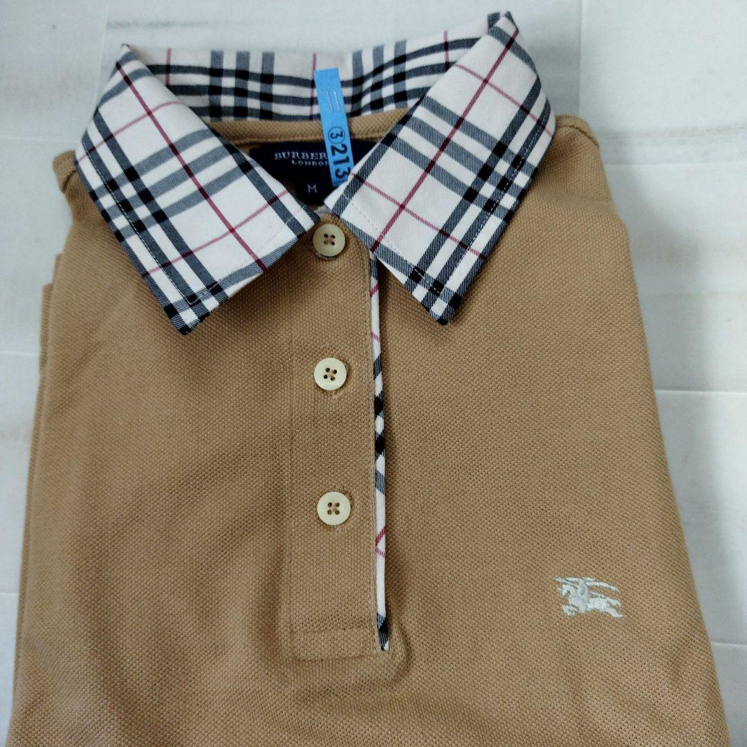 BURBERRYLondon]レディースポロシャツ　ノバチェック　M