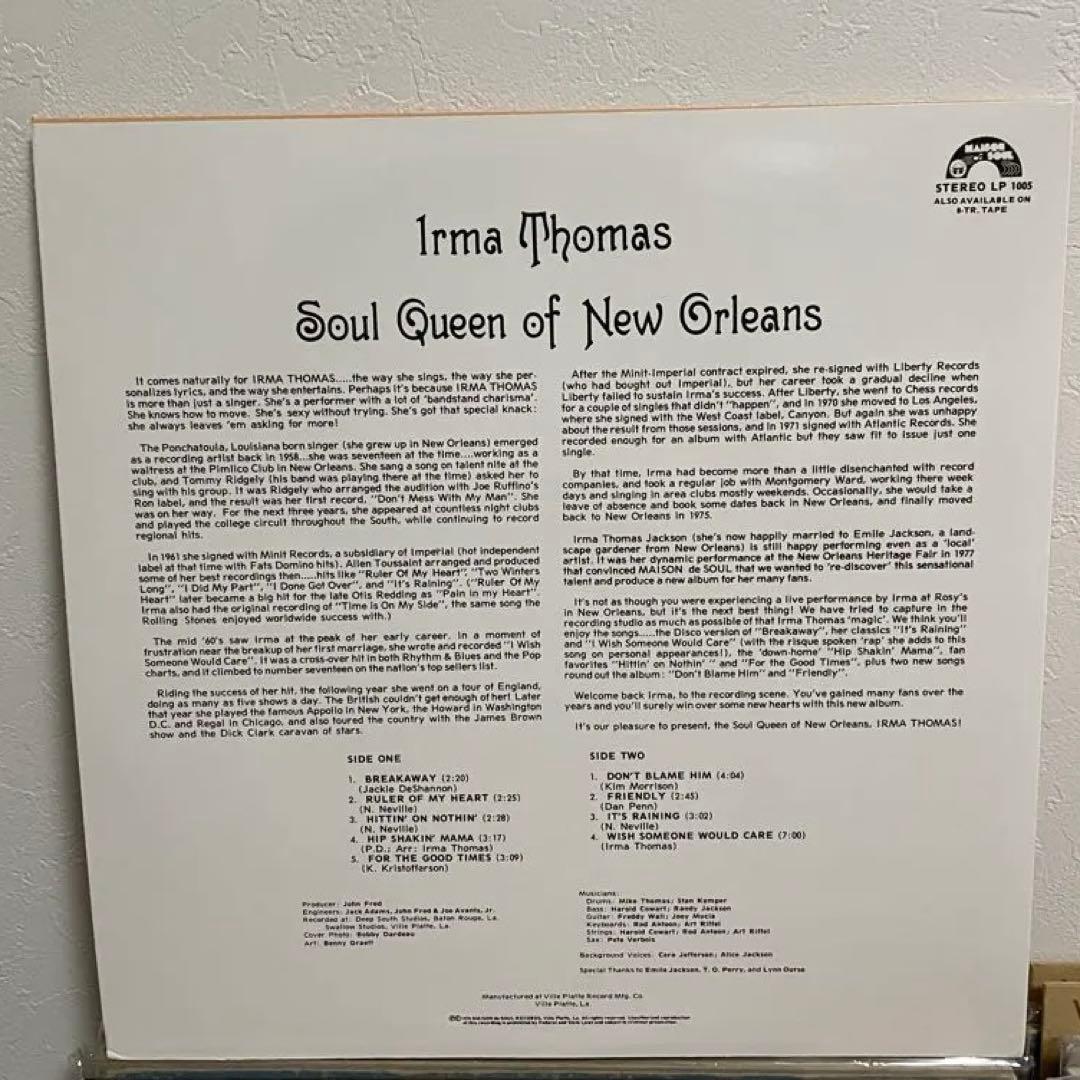 洋楽 Irma Thomas / Soul Queen Of New Orleans