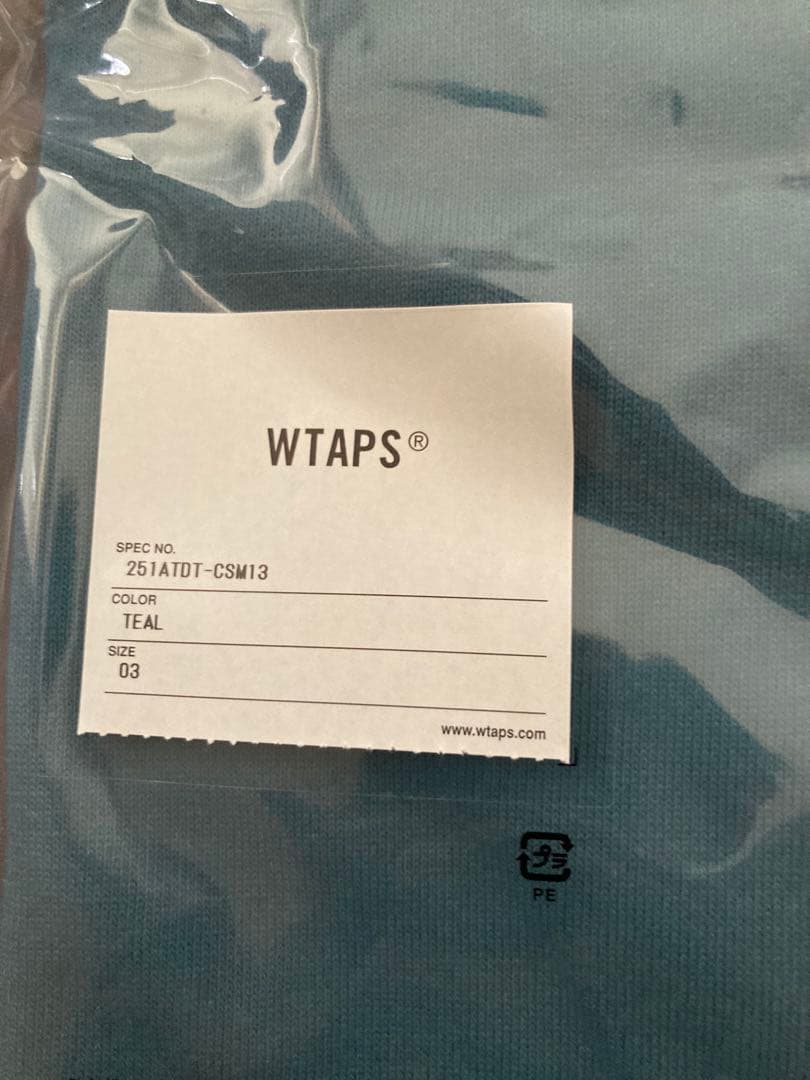 25ss wtaps LIM / SS / COTTON Lサイズ新品未開封