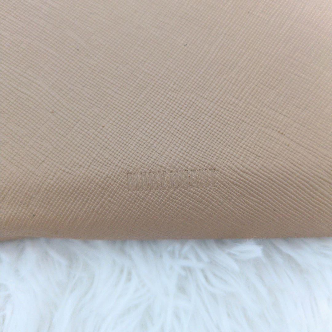 MARY QUANT 二つ折り財布 デイジーパッチスナップ ベージュ