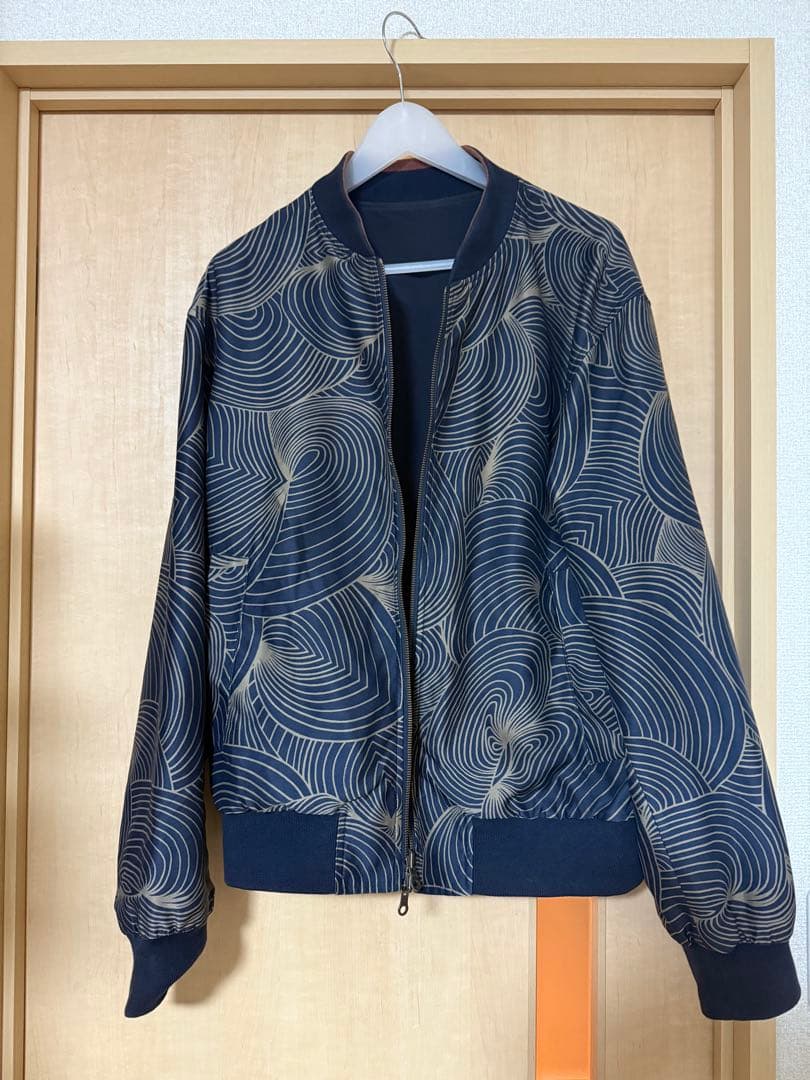 DRIES VAN NOTEN 18SS 総柄ブルゾン　リバーシブル