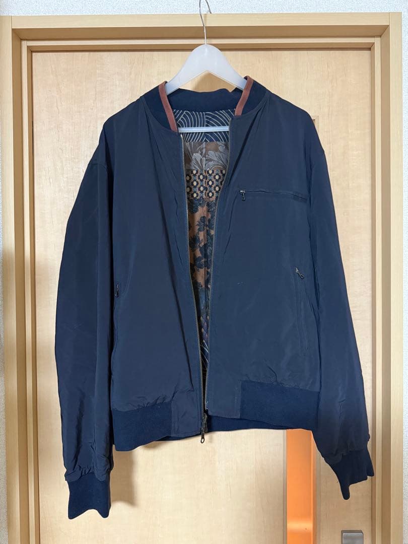 DRIES VAN NOTEN 18SS 総柄ブルゾン　リバーシブル