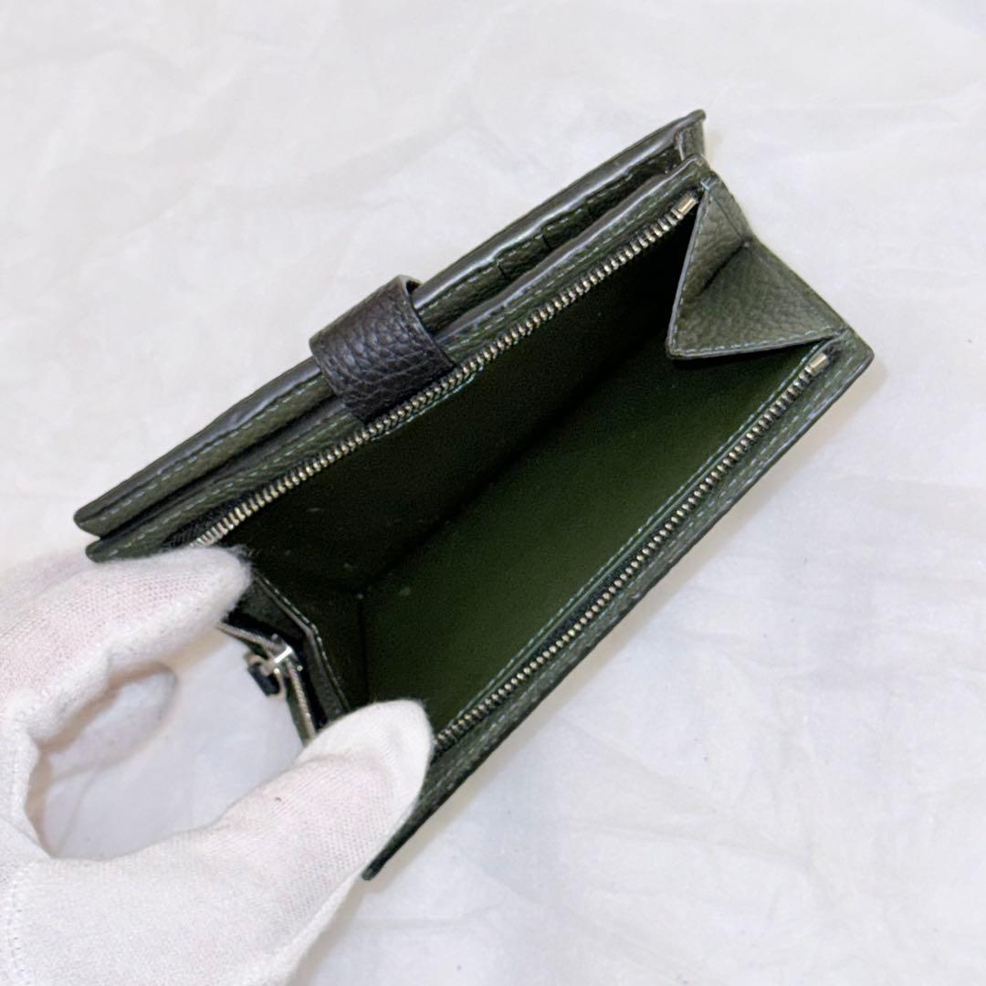 未使用品✨　ボナベンチュラ　二つ折り財布　ベルテッドミディアム　レザー