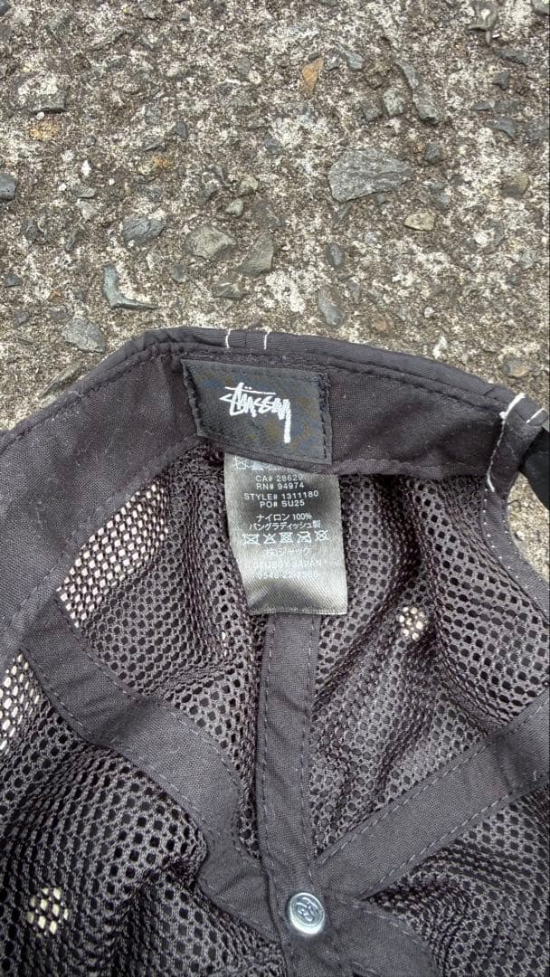 帽子 STUSSY MID-DEPTH DESIGNS SNAPBACK