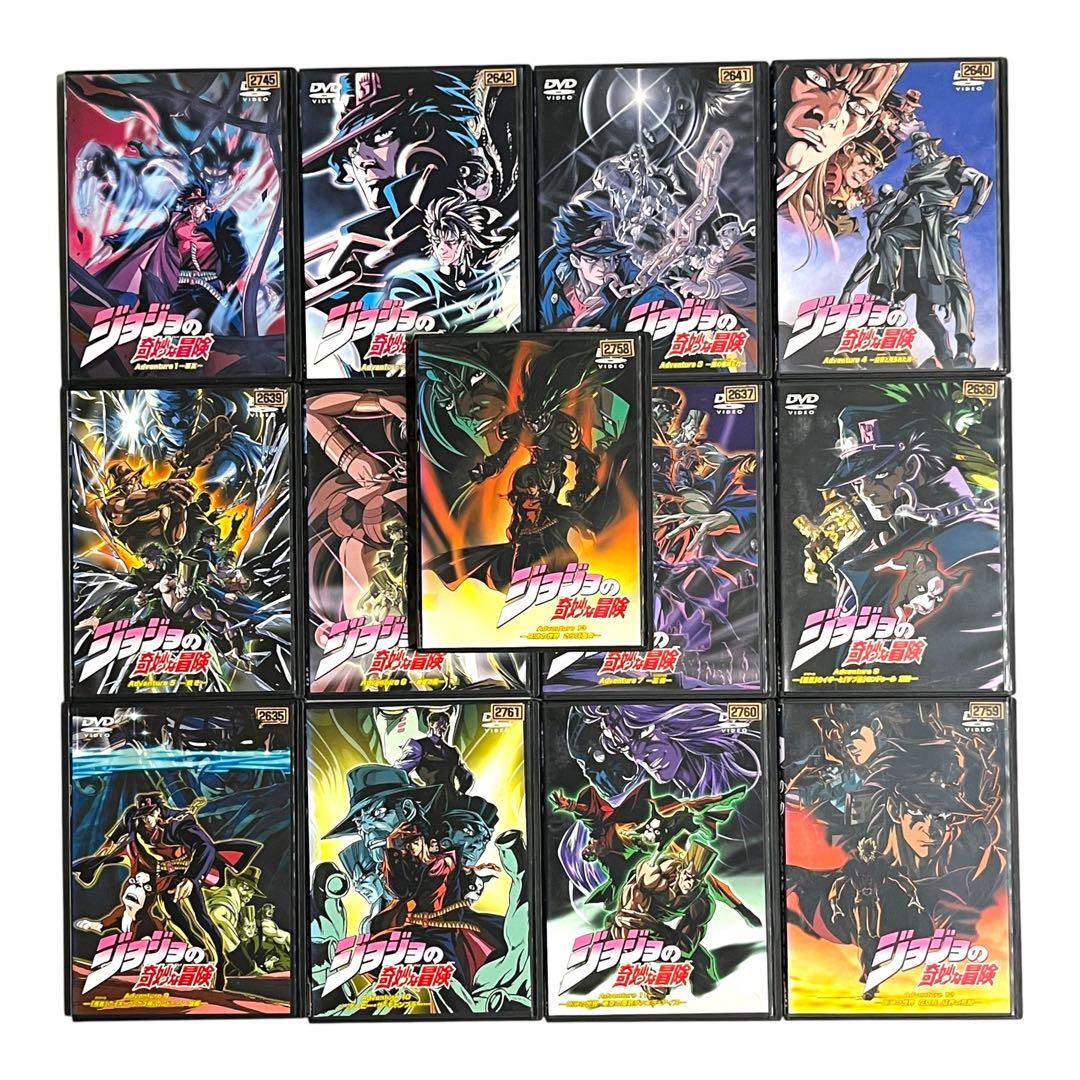 新品ケース 「 ジョジョの奇妙な冒険 ADVENTURE 」 OVA 全13巻