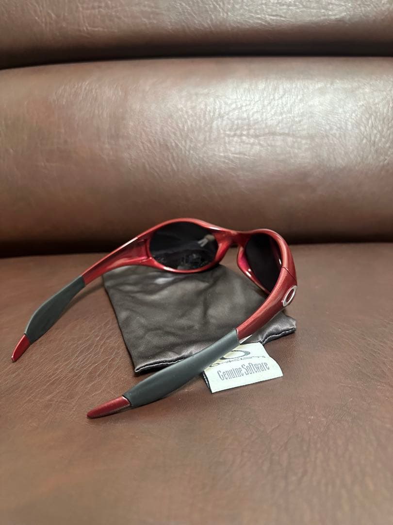 【激レア‼️】OAKLEY スポーツサングラス レッド/ブラック ヴィンテージ