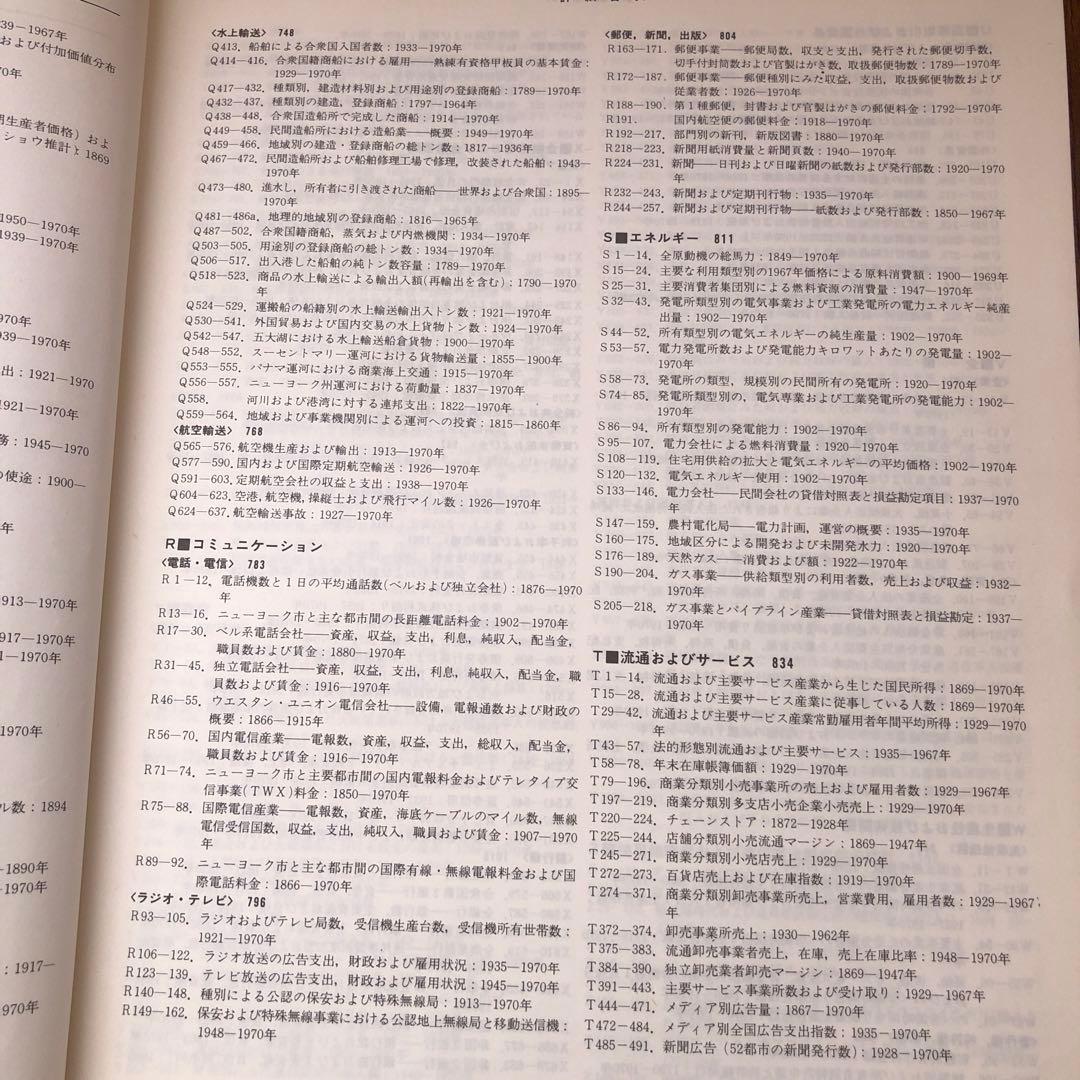 【絶版】アメリカ　歴史統計