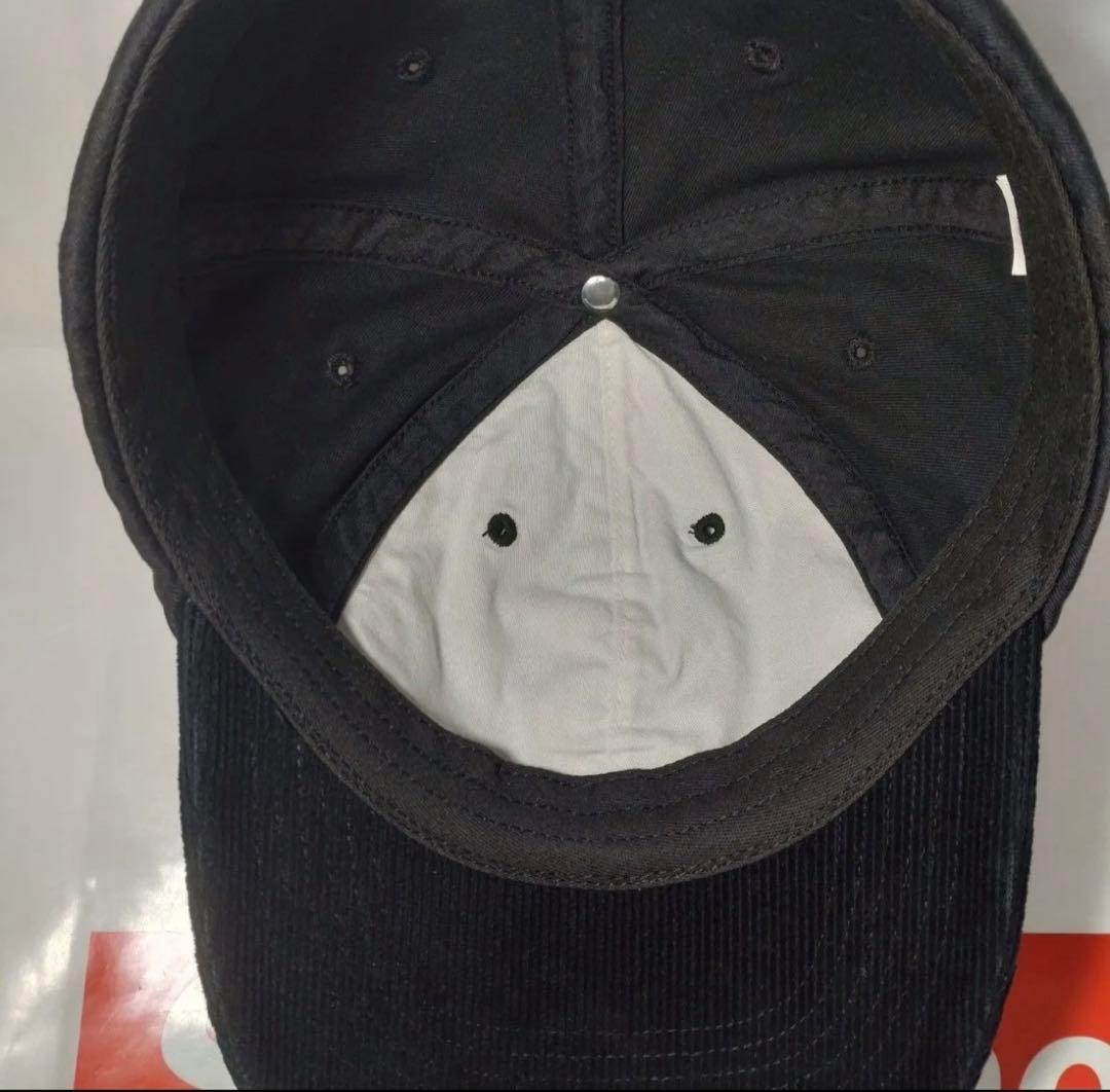Supreme ブラック キャップ Sロゴ