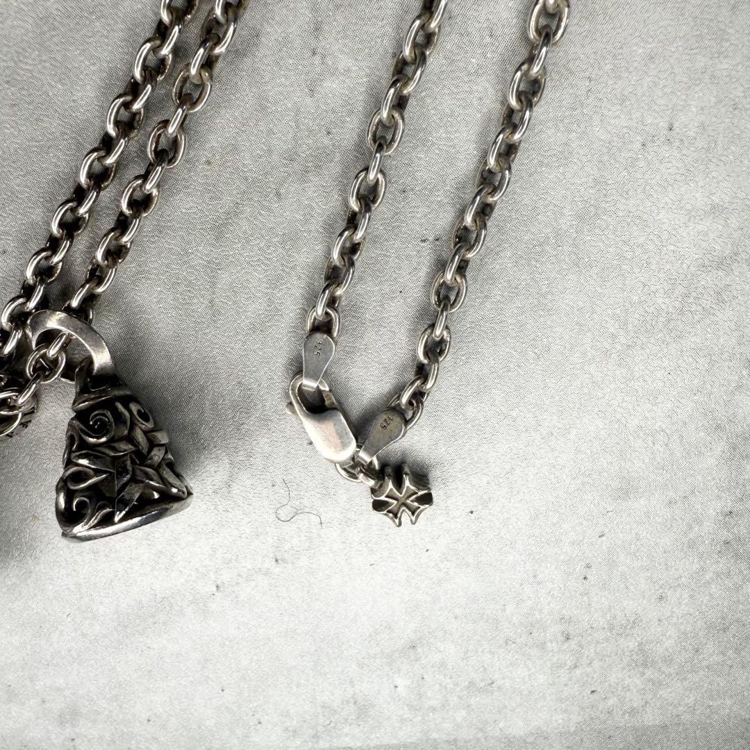 DEALDESIGN ダブルベルトップ ベーシックチェーンネックレス