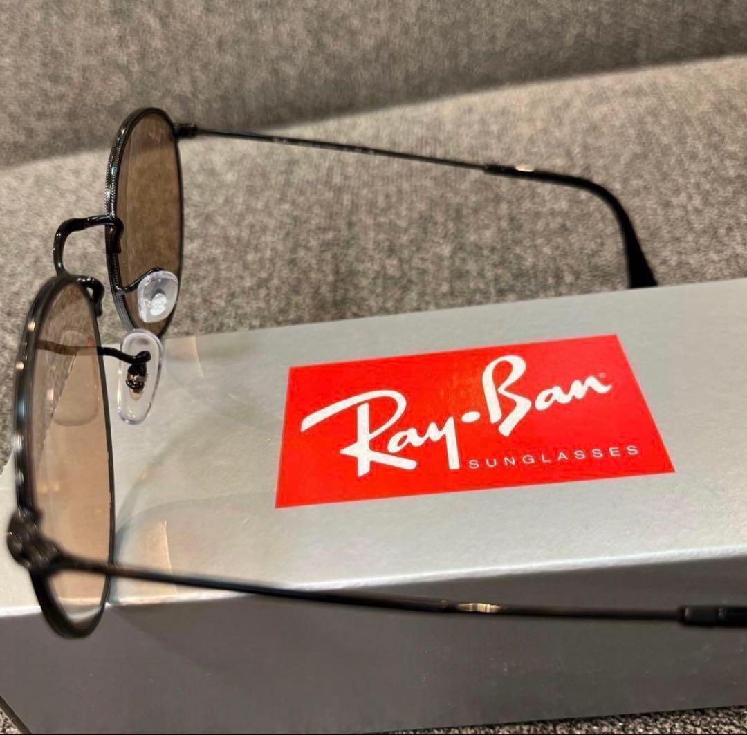 日本正規！新品RayBan木村拓哉さんラウンドメタル RB3447 002/4B