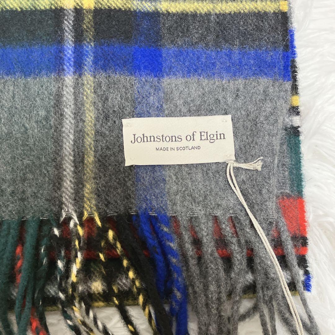 新品 JOHNSTONS OF ELGIN ジョンストンズ カシミア 中判