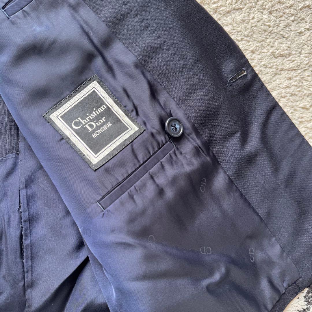 Christian Dior MONSIEUR 紺ブレ　テーラード　金ボタン