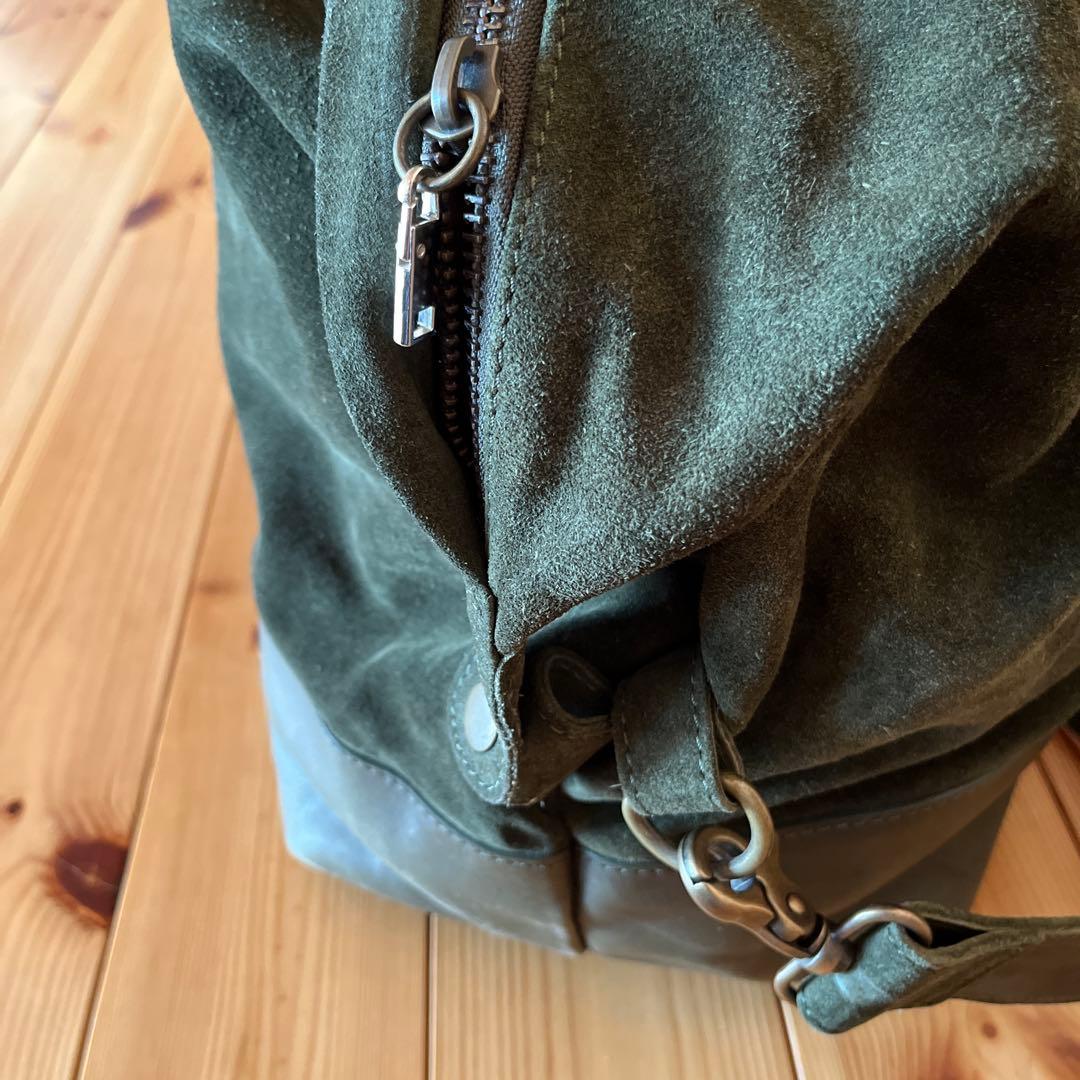 SCOTCH&SODA ボストンバッグ ダークグリーン