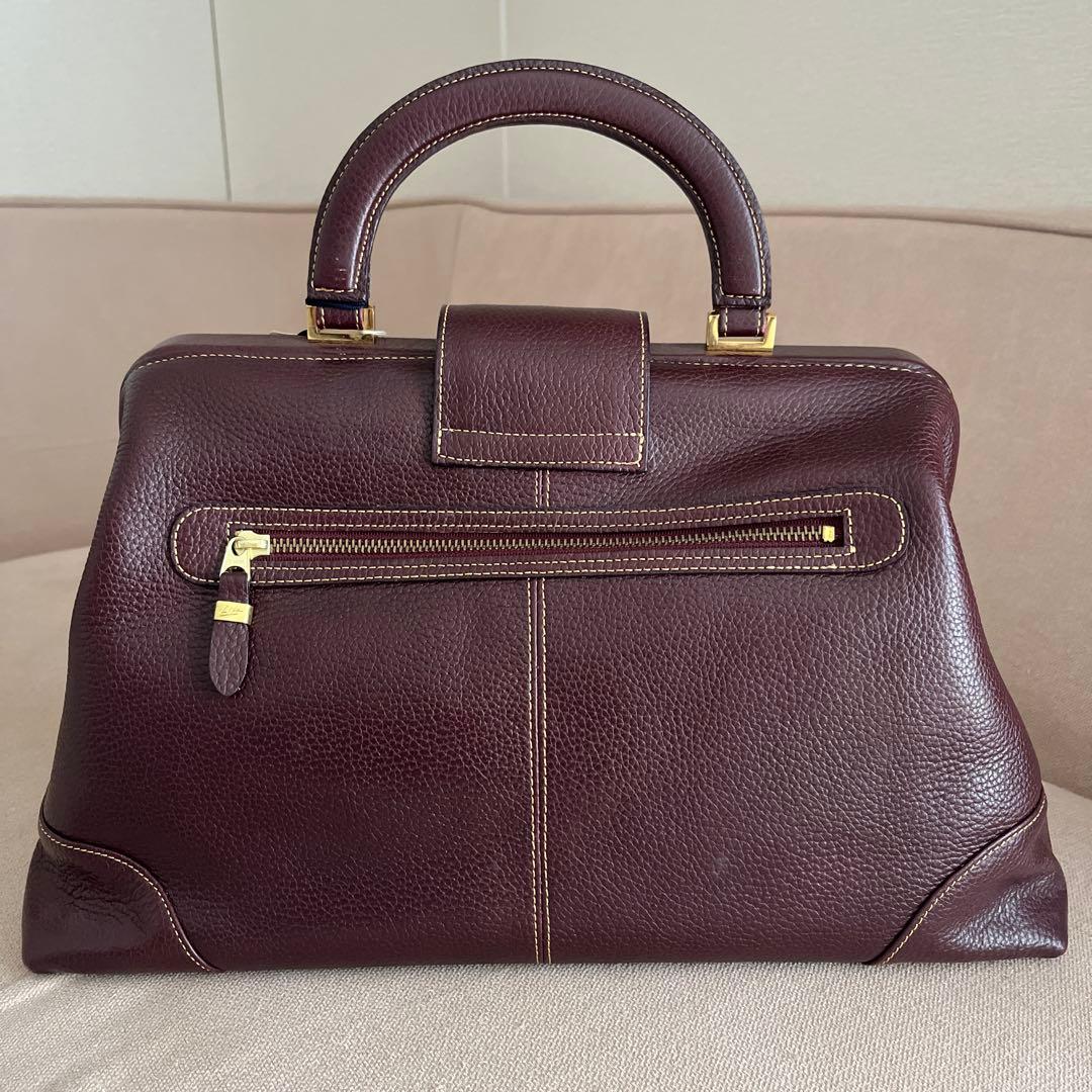 Givenchy バーガンディ レザー バッグ