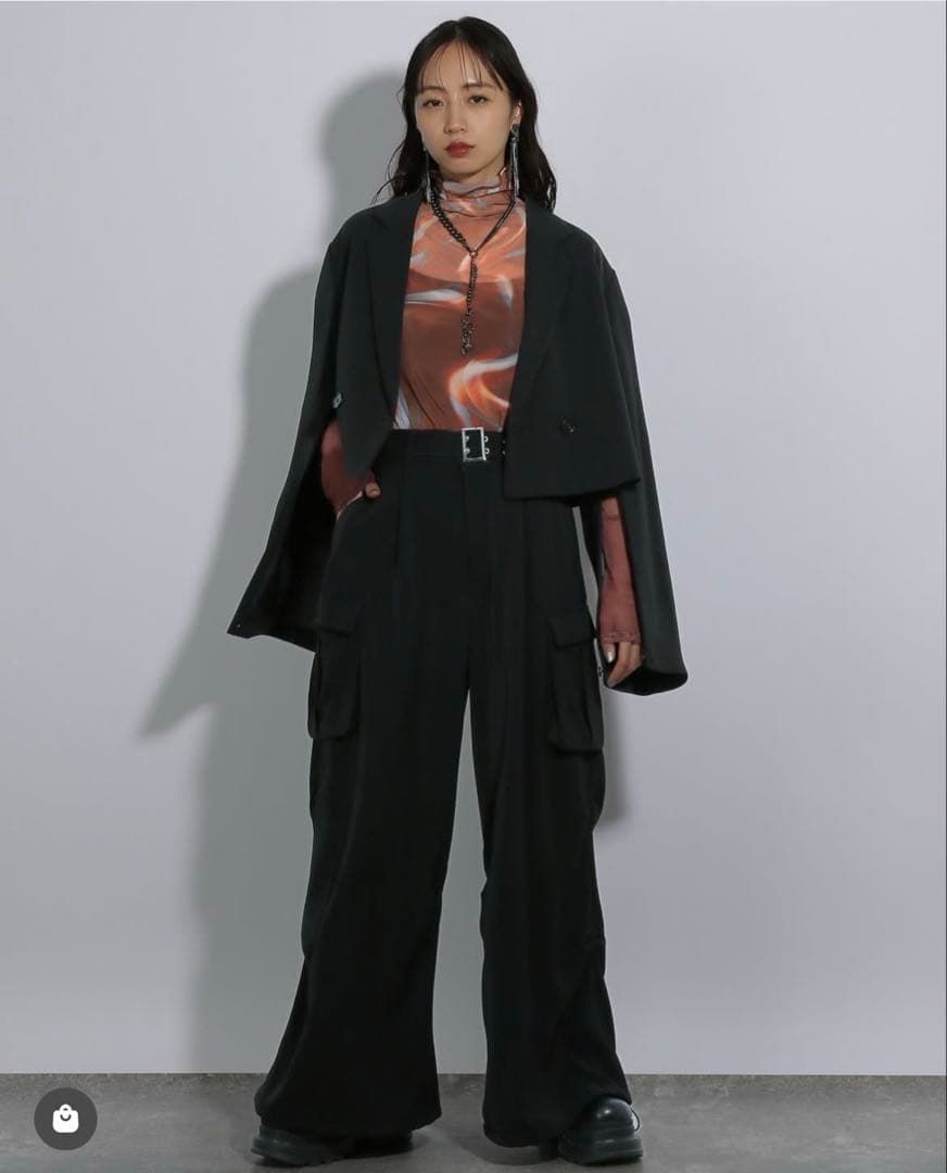 美品 HALE トロミソデアキショートジャケット