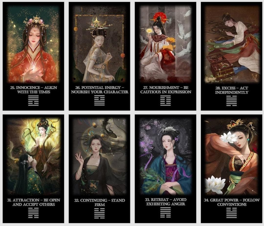 【訳あり特価】正規品イーチンカード✨ I Ching oracle 易経カード